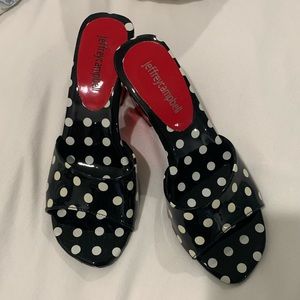 Jeffrey Campbell Polka Dot Sandals